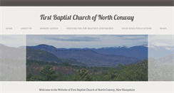 Desktop Screenshot of firstbaptistnorthconway.org