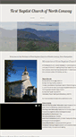 Mobile Screenshot of firstbaptistnorthconway.org